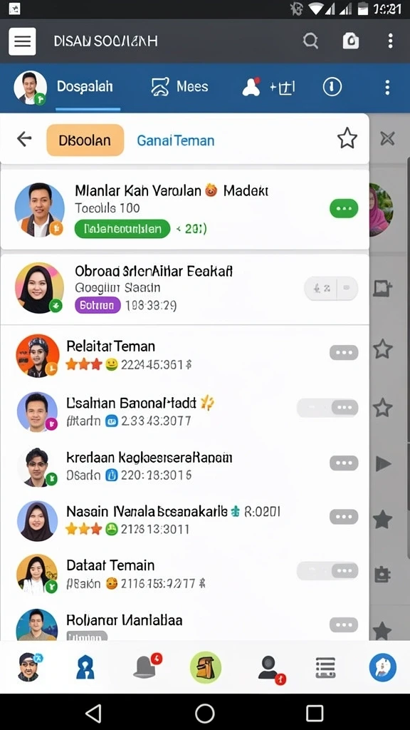 Karakter-karakter unik dengan kemampuan berbeda.