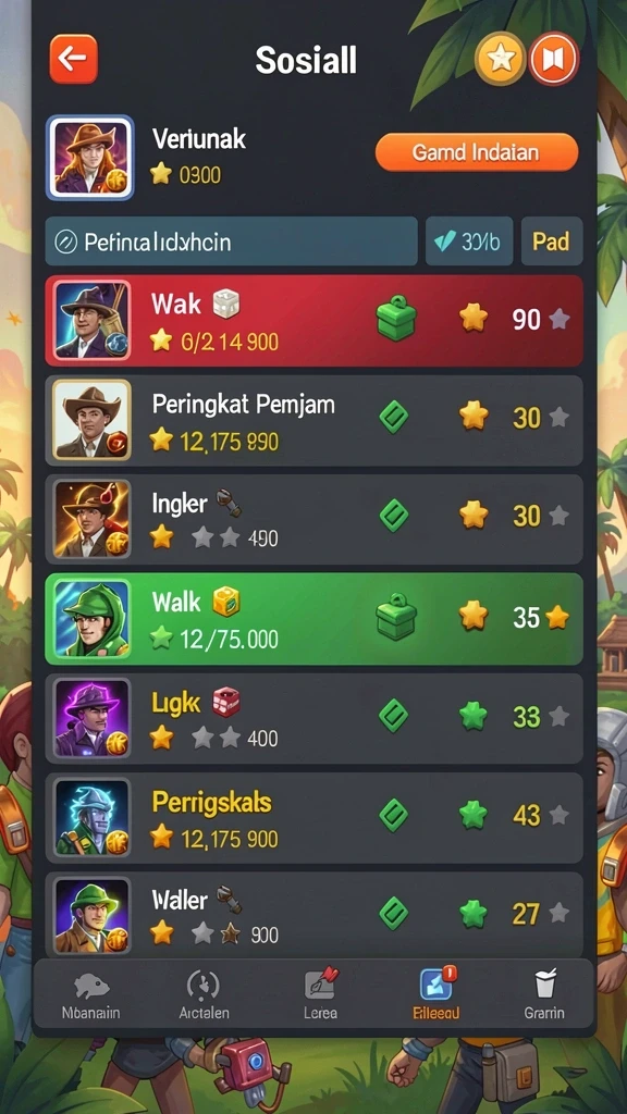 Tampilan antarmuka yang sederhana dan menarik.
