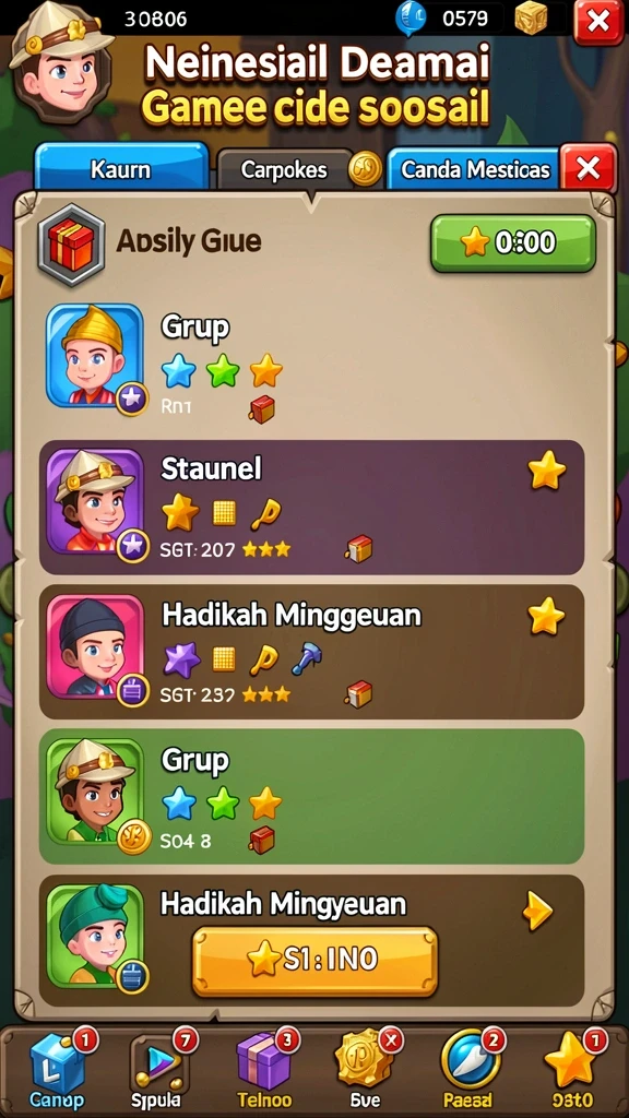 Gameplay menarik dengan berbagai mode yang seru.