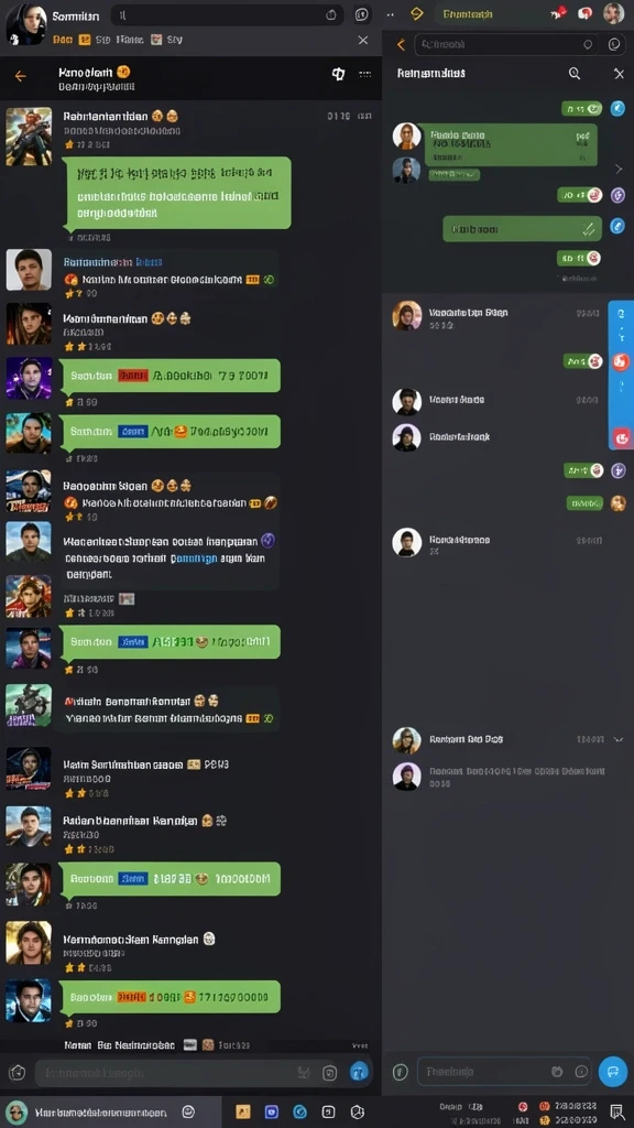 Karakter utama dalam aksi seru di level menantang.
