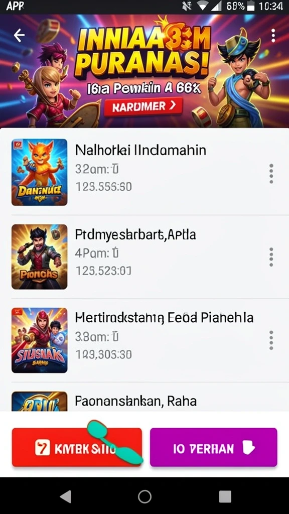 Gameplay yang seru dengan tantangan menarik di setiap level.