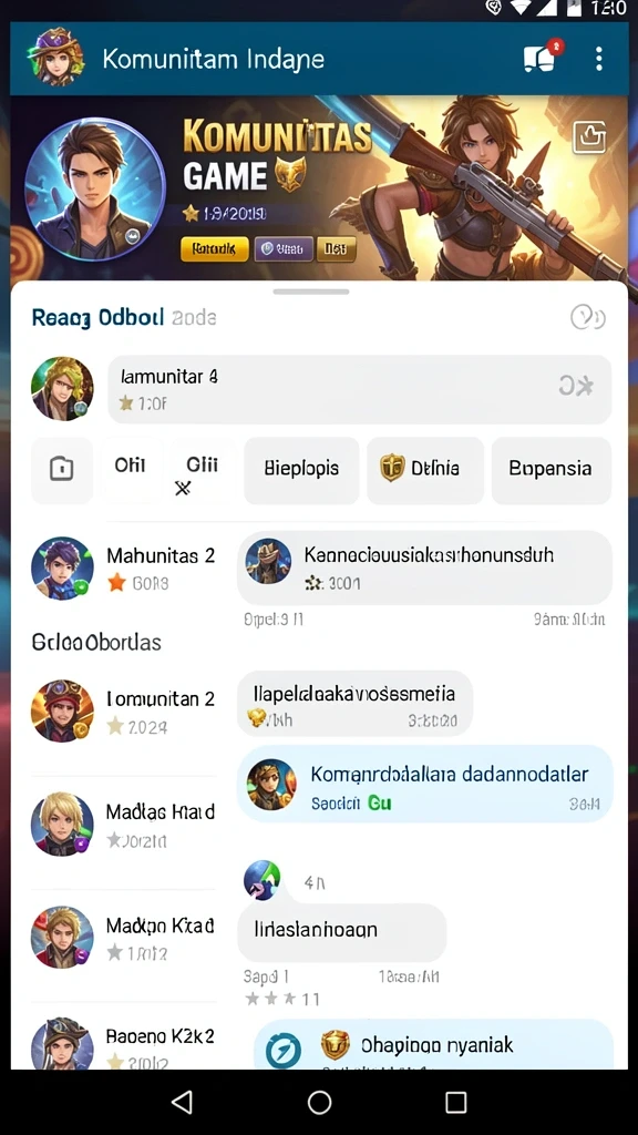 Tampilan awal aplikasi yang menarik dan intuitif.
