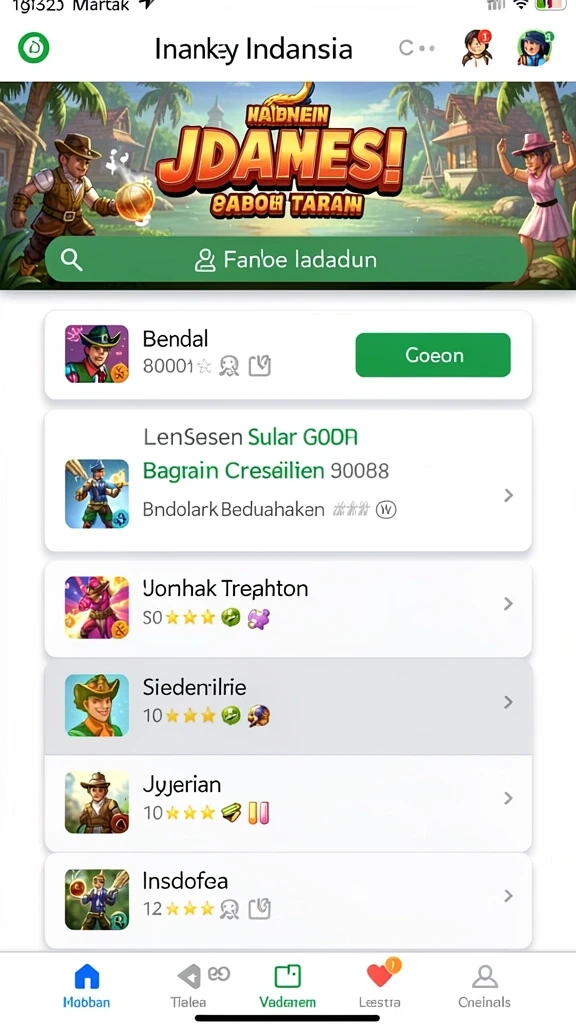Desain grafik yang memukau dari dunia permainan.
