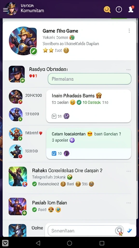 Komunitas pemain yang aktif dan mendukung.