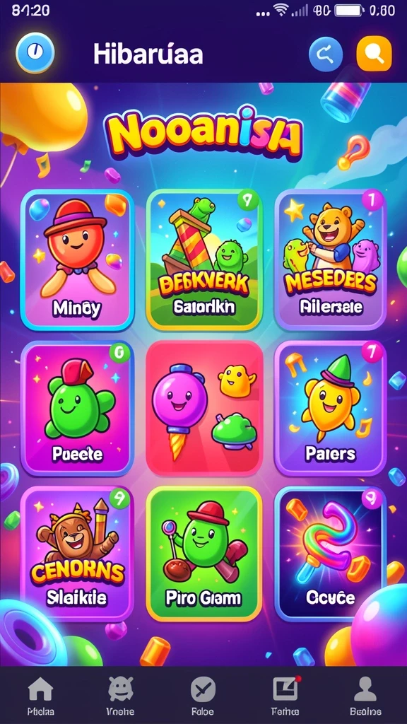 Beragam pilihan game yang bisa dimainkan.