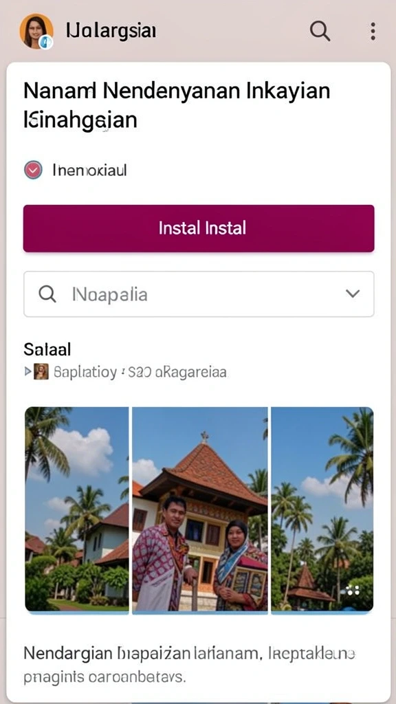 Tampilan antarmuka yang modern dan menarik.