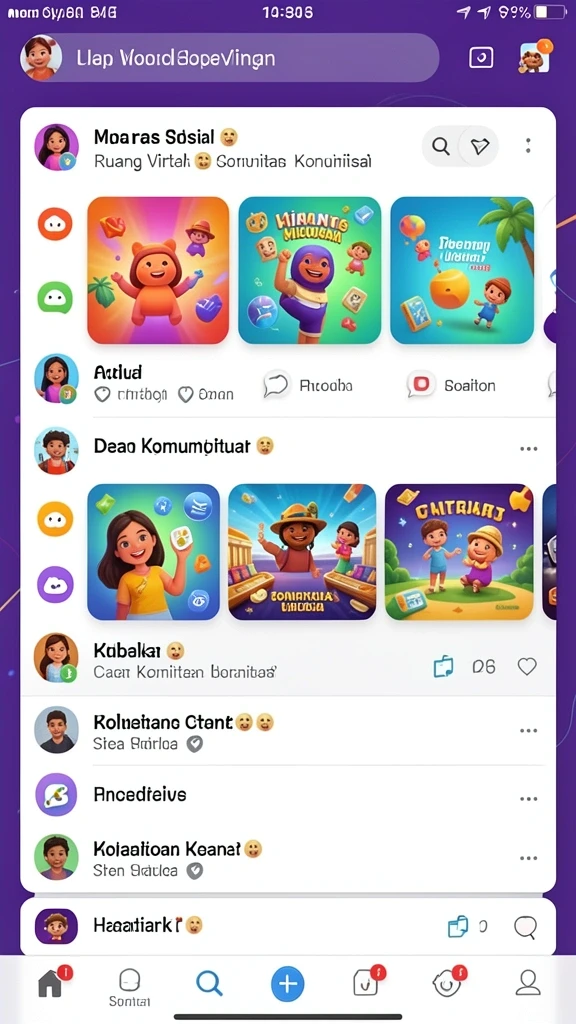 Screenshot menampilkan antarmuka permainan yang menarik.