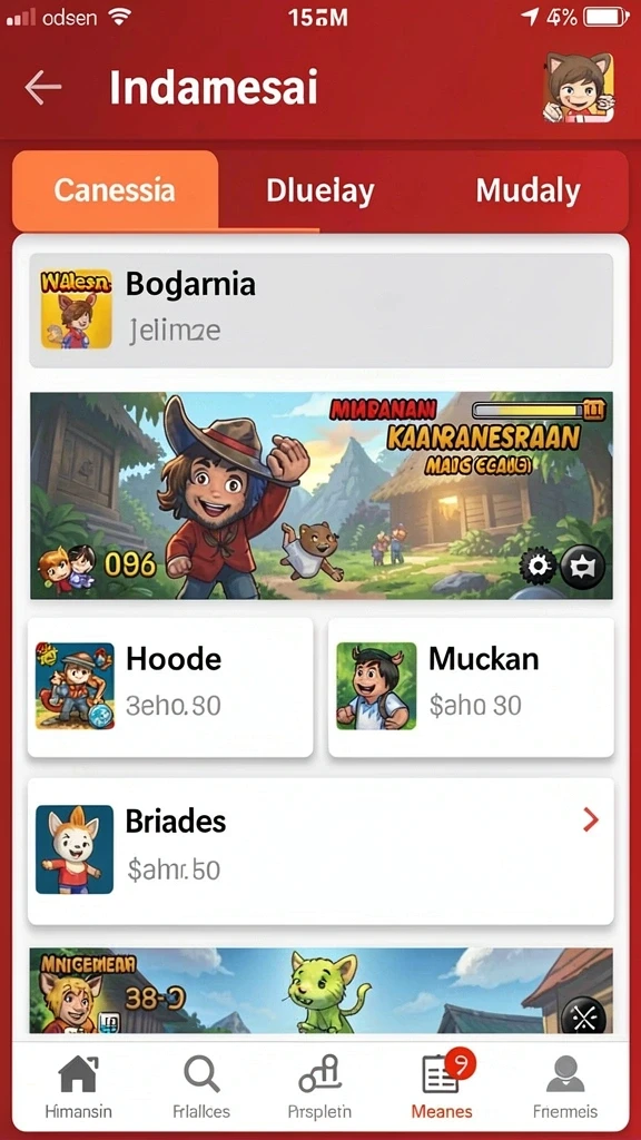 Screenshot menunjukkan antarmuka pengguna yang ramah dan mudah dinavigasi.