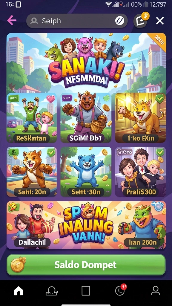 Tampak aksi seru dalam gameplay yang memikat dan dinamis.