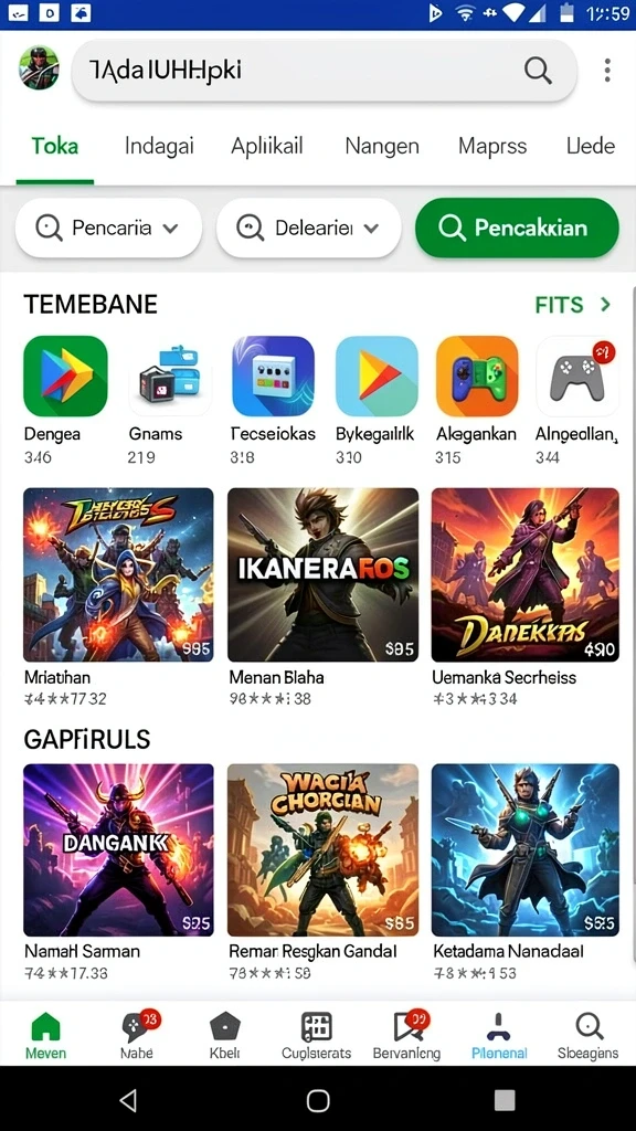 Tampilkan karakter baru yang ditambahkan di pembaruan terbaru.