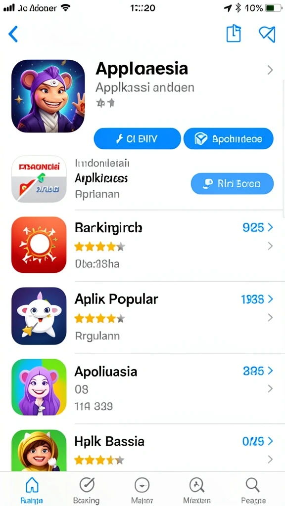Ilustrasi fitur interaktif yang mengasyikkan dalam aplikasi.