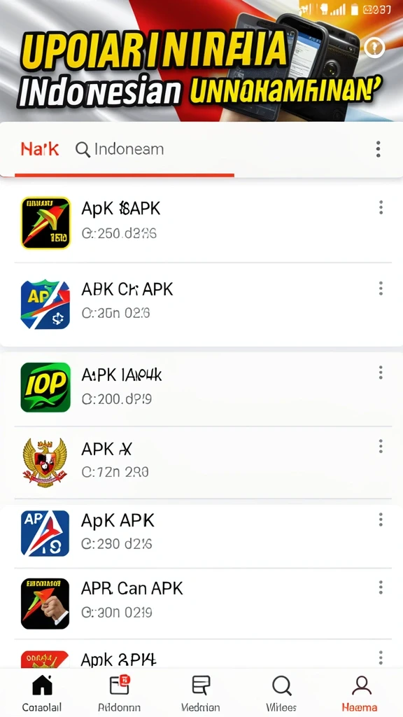 Tangkapan layar yang menampilkan berbagai pilihan permainan yang tersedia.