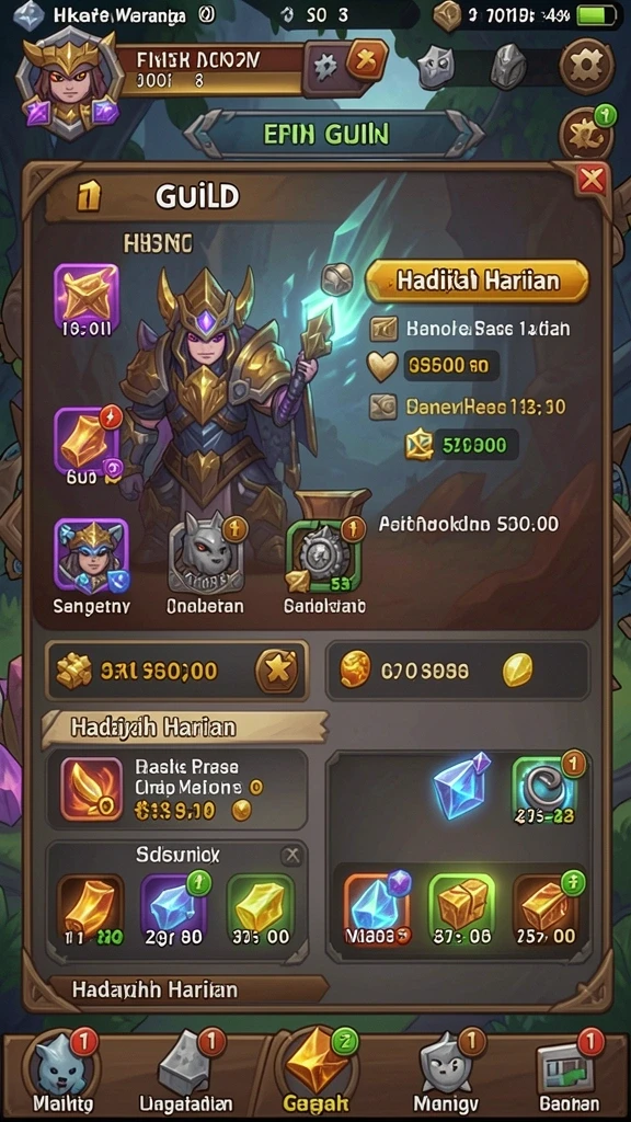 Screenshot memperlihatkan misi seru bersama teman.