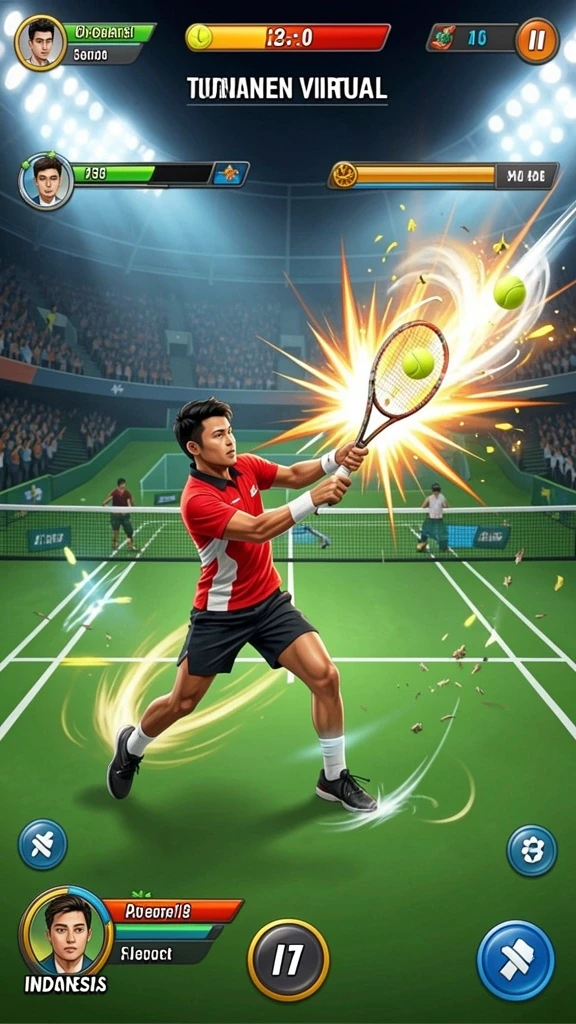 Gambaran gameplay yang menantang dan seru saat bermain.