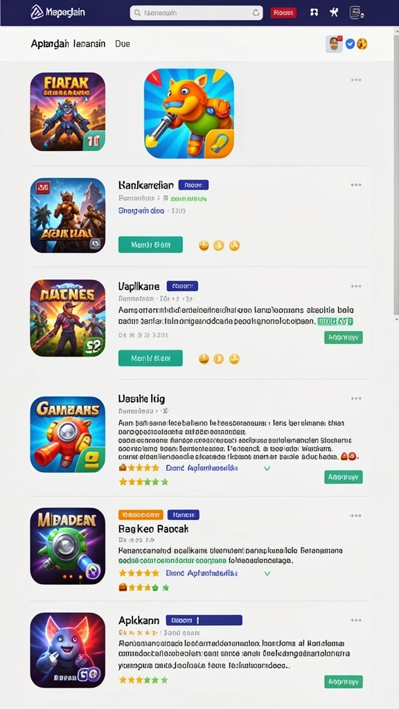 Tampilan awal aplikasi NAGAWIN yang menarik.
