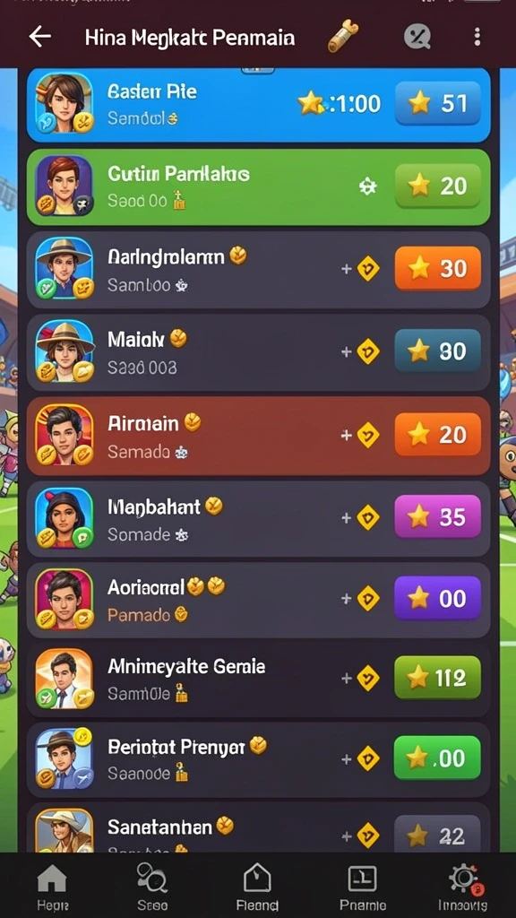 Karakter-karakter unik dengan kemampuan berbeda.