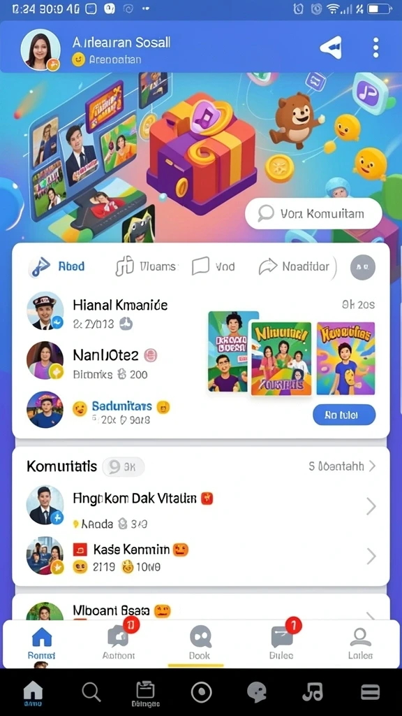 Visual menarik dari misi yang dapat diselesaikan.