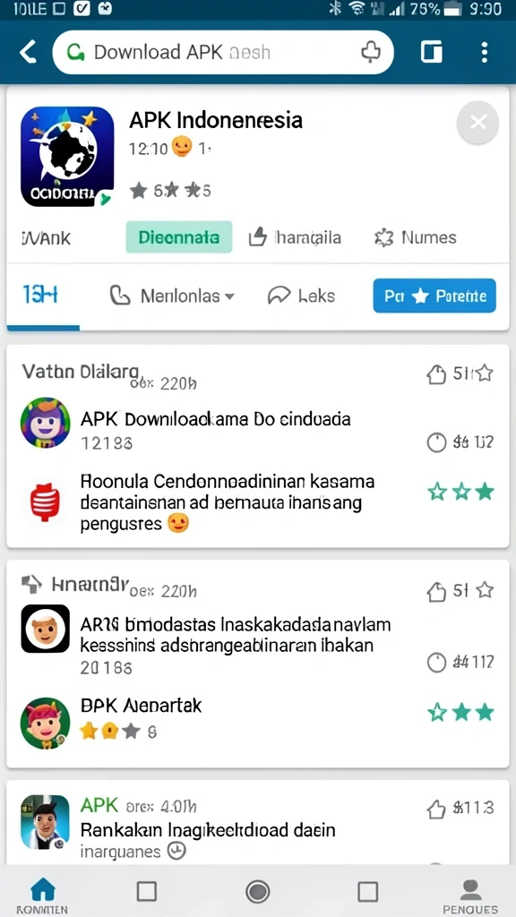 Fitur mode permainan yang beragam dan interaktif.