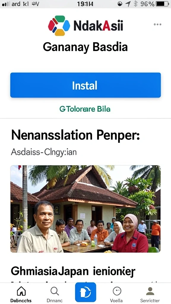 Tampilan antarmuka yang user-friendly.