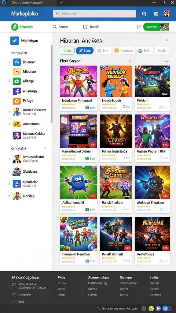 TANGKAPAN LAYAR MODE PERMAINAN BARU.