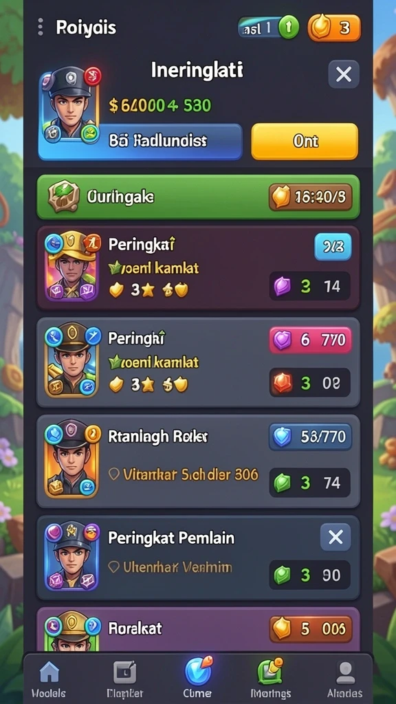 Kompetisi dengan teman-teman untuk memenangkan hadiah.