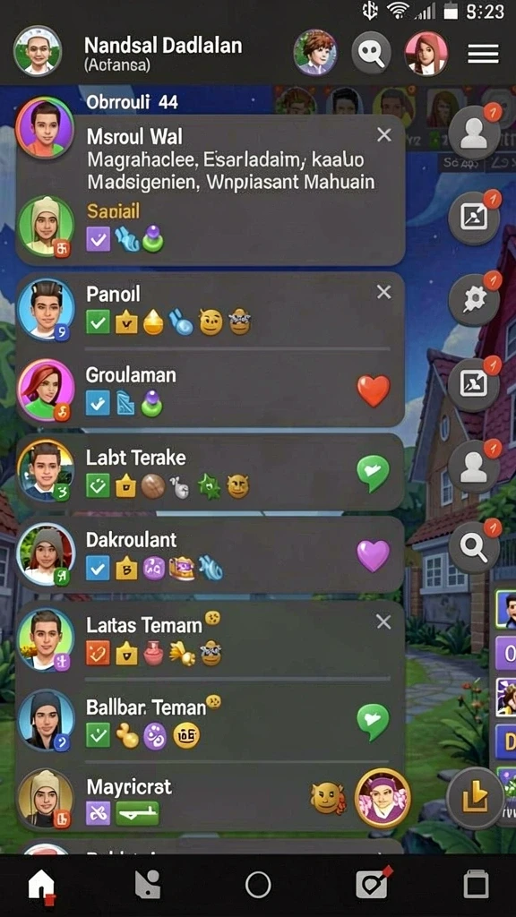 Tangkapan layar menunjukkan aksi seru dalam gameplay.