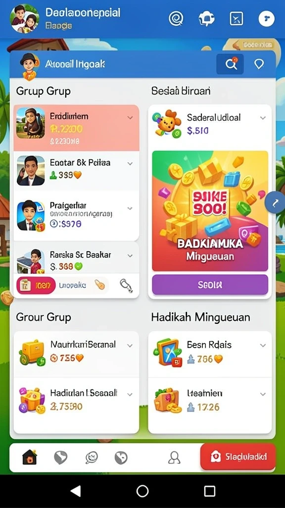 Fitur bonus menarik yang menguntungkan pengguna.